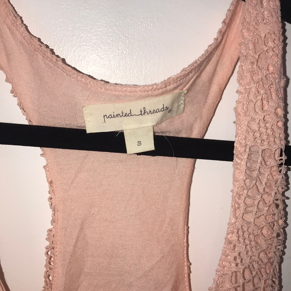 Painted Threads Crochet Tank - Picture 3 of 3